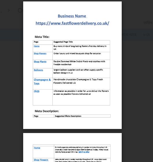Project 03, On- Page SEO