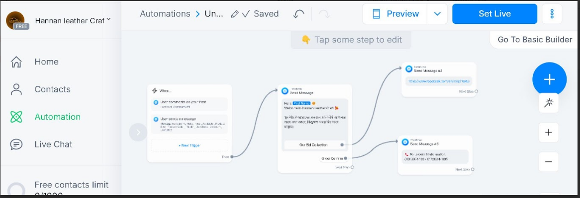Project 12, Massenger Chat Bot Creation