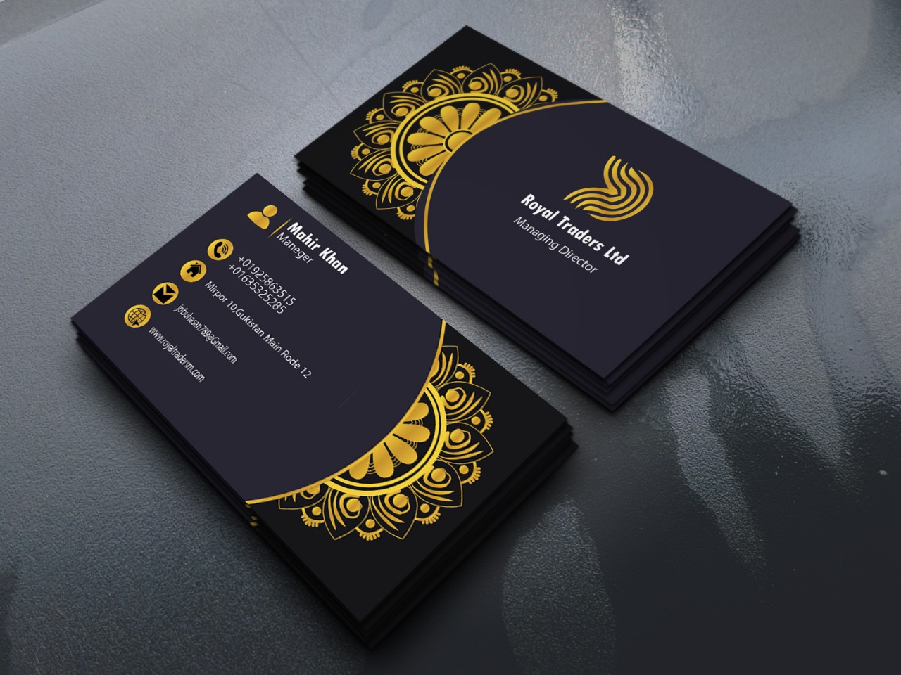Business card design/Graphics Design services