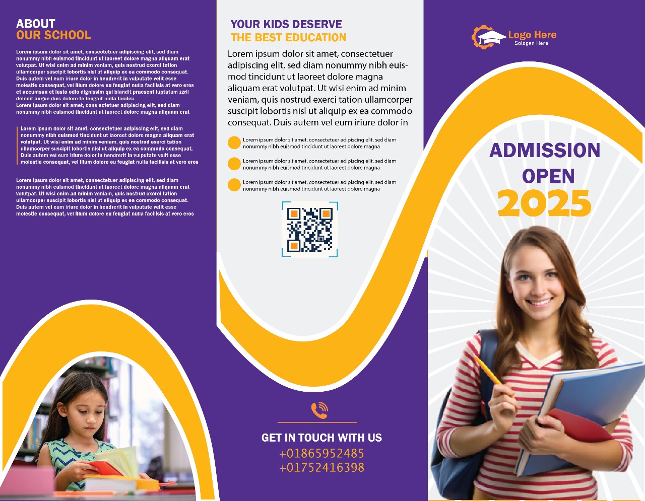 Zim Tri-fold brochure design 2/Graphics Design services